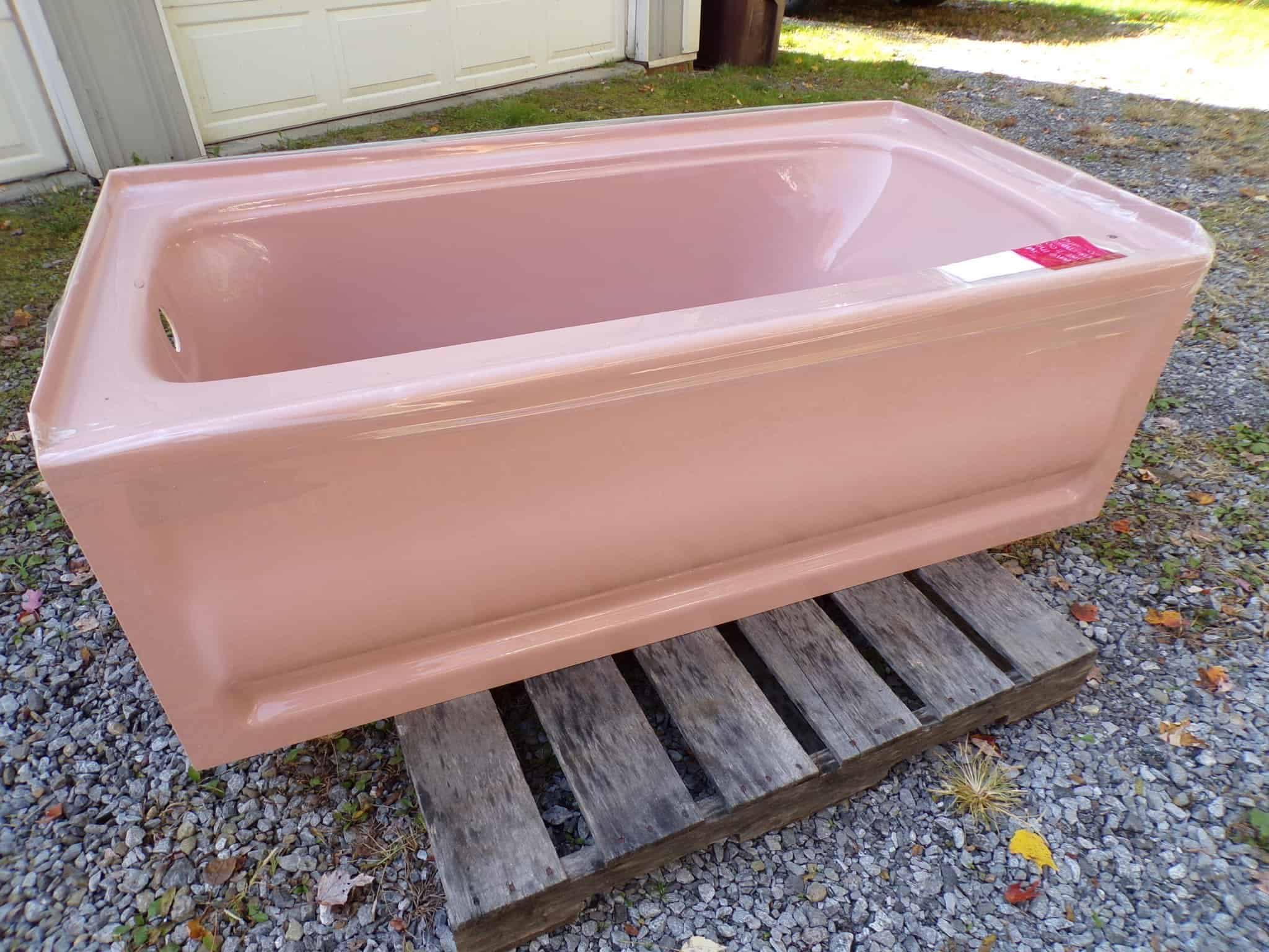Pink Bathtub for Sale Vintage Kohler Bancroft Tub, Wild Rose NOS