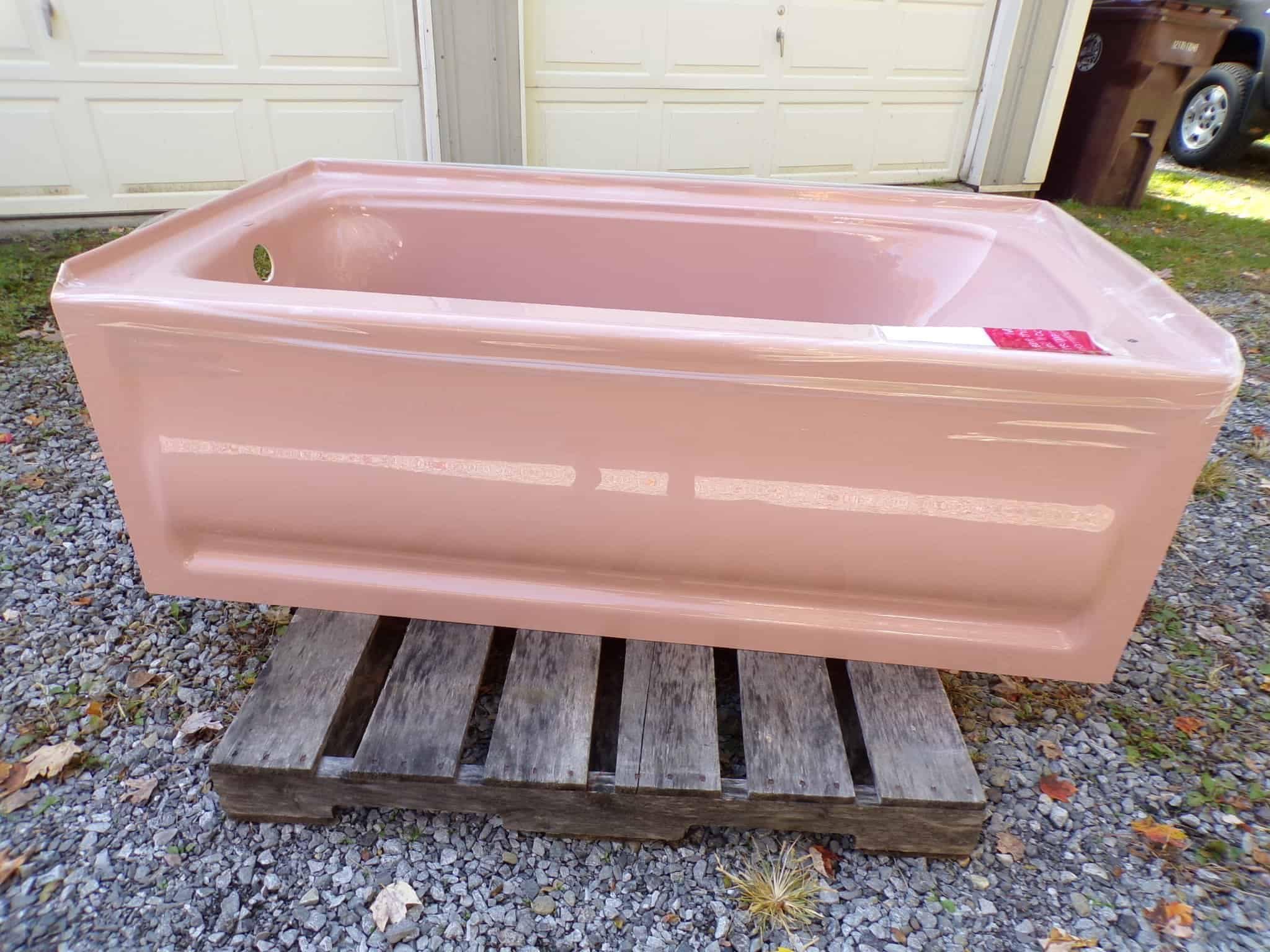 Pink Bathtub for Sale Vintage Kohler Bancroft Tub, Wild Rose NOS
