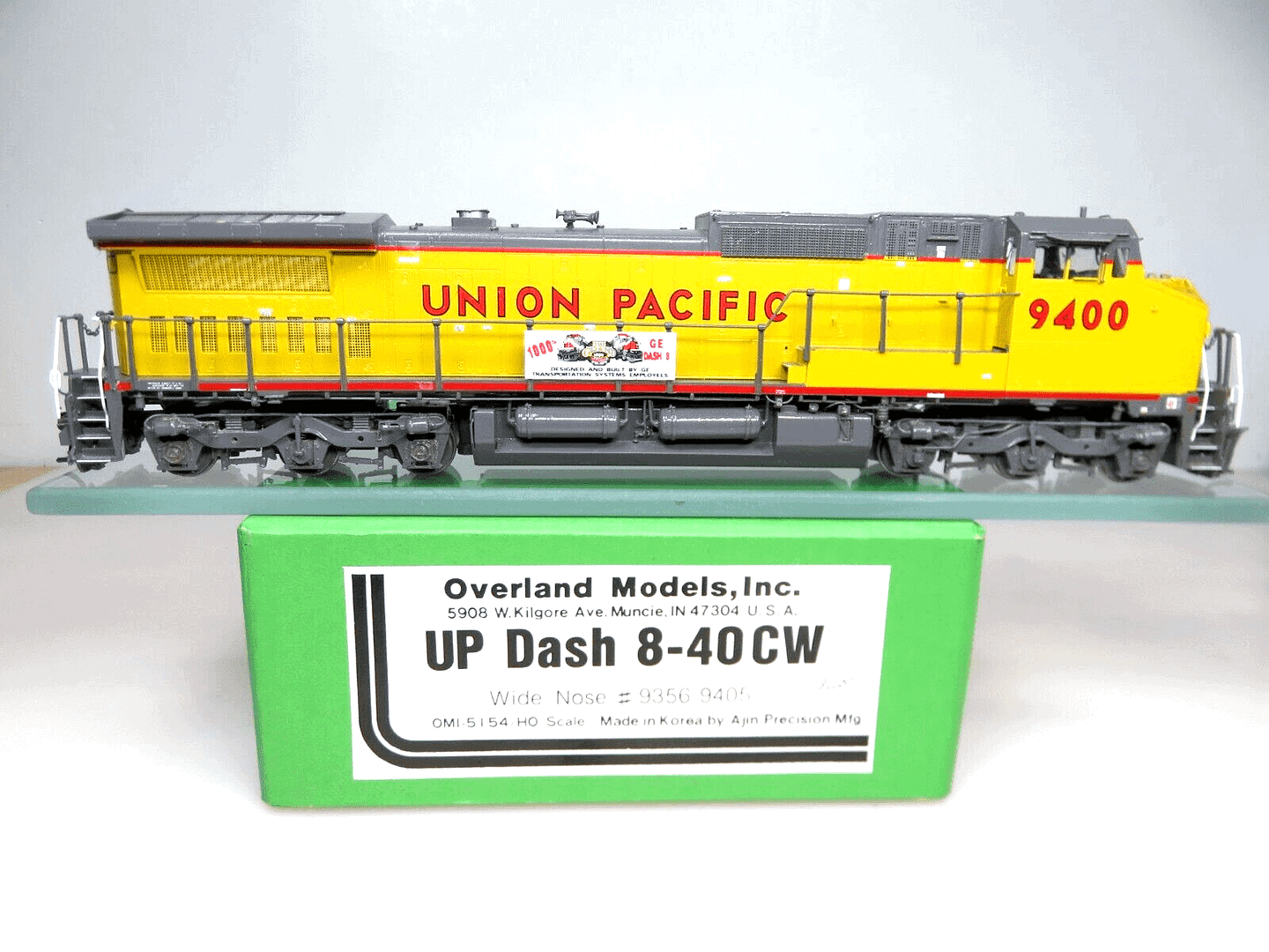 Overland Models Brass OMI5154 HO GE Dash 840CW Union Pacific Diesel