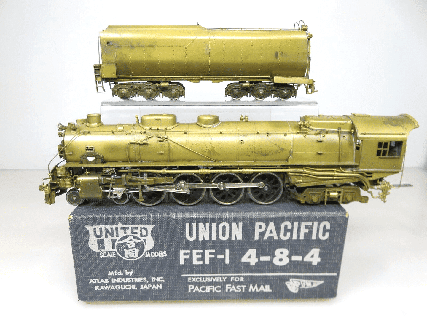 Pacific Fast Mail Brass HO Scale UP Union Pacific 4-8-4 FEF-1