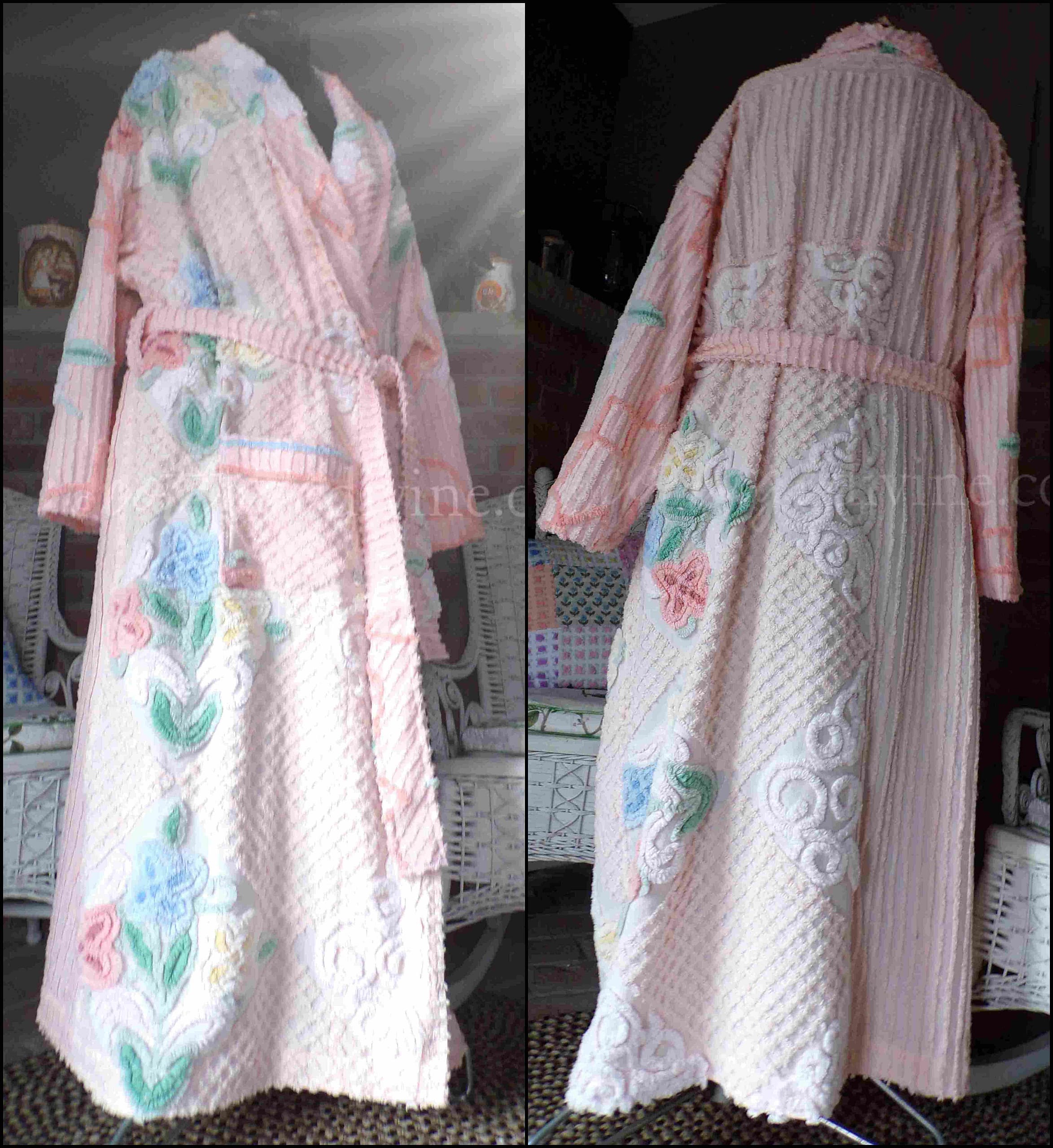 Buy Vintage Chenille Robes & Handmade Bathrobes
