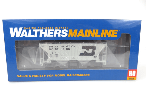 Walthers 910-7975 HO Burlington Northern 37' 2980 cu ft. 2-Bay Covered ...