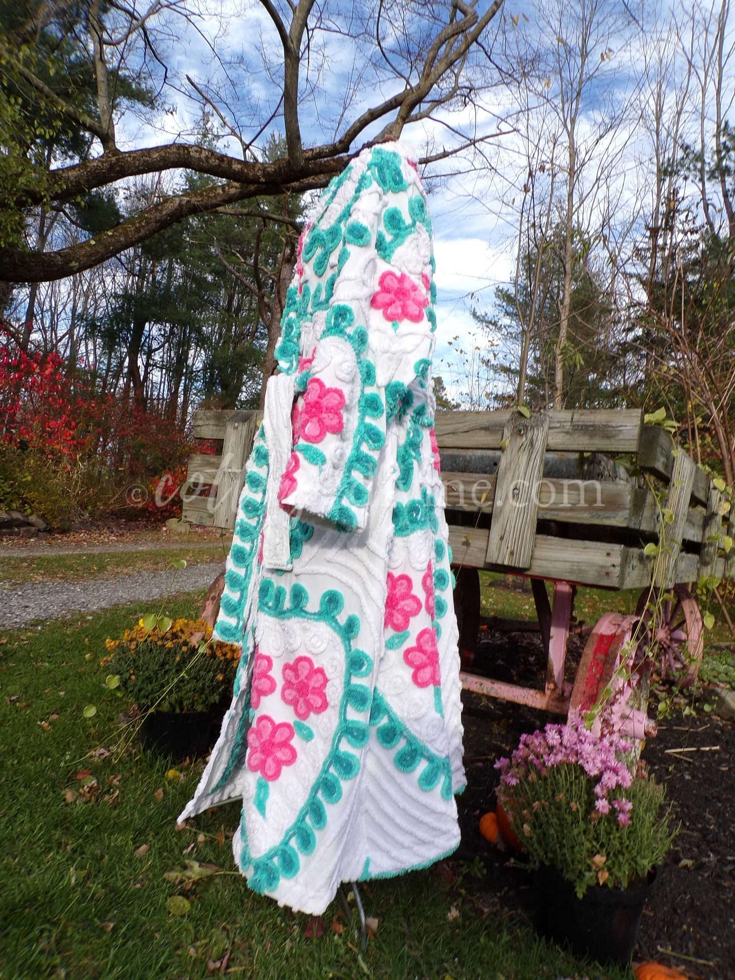 Plus Size Chenille Robe "The Nanny" Style Bathrobe Designed from Fluffy